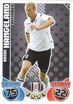 Brede Hangeland Fulham 2010/11 Topps Match Attax #147